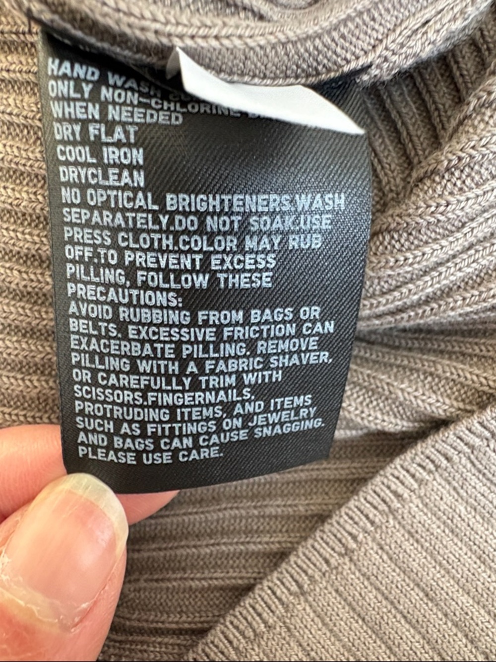 Uniqlo Sleeveless Ribbed Knit Midi Dress in Taupe - Medium - Picture 8 of 8